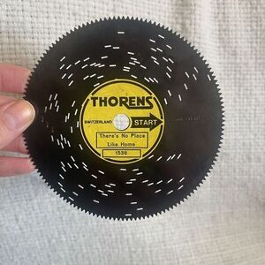 Thorens Switzerland 4‎ 1/2" Disc Classic Music #1536 There's No Place Like Home